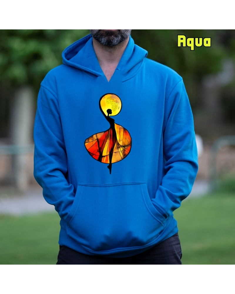 African - Sudadera hombre con capucha