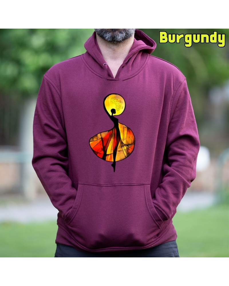 Sudadera hombre con capucha African