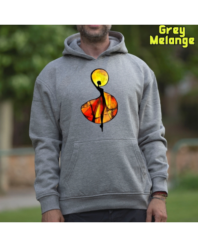 Sudadera hombre con capucha African