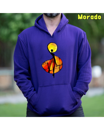 African - Sudadera hombre con capucha