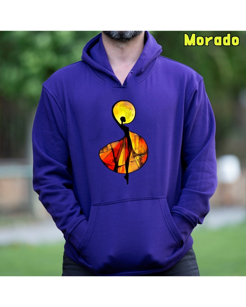 African - Sudadera hombre con capucha