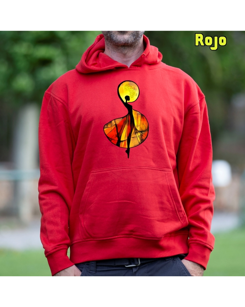 Sudadera hombre con capucha African