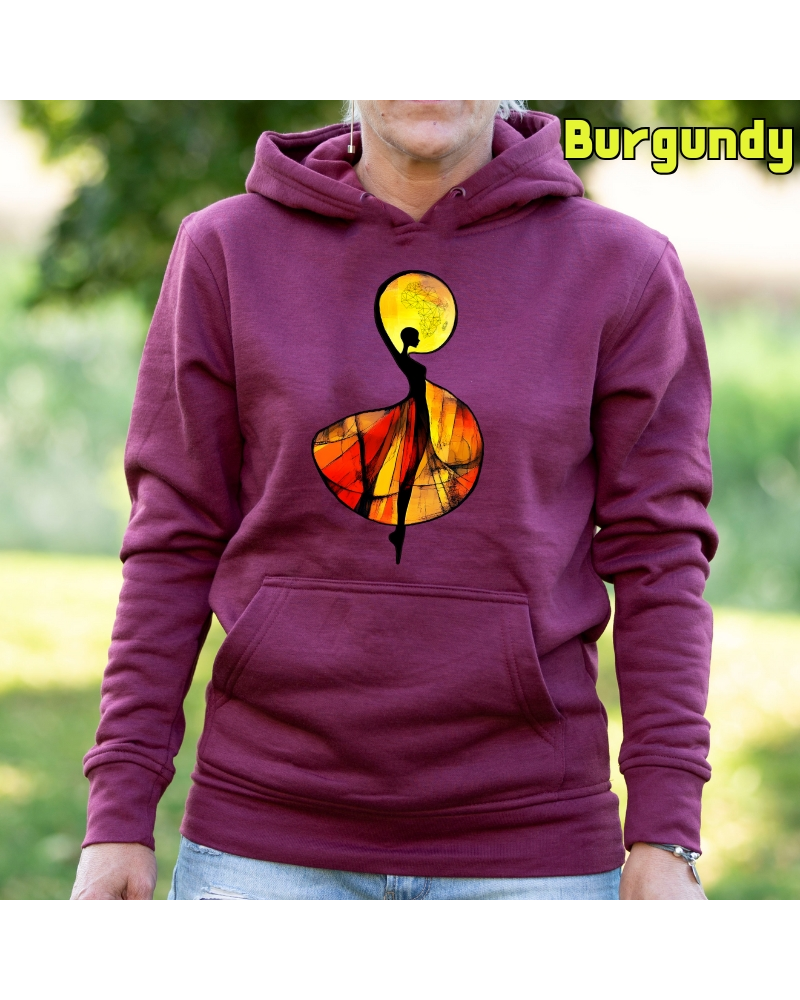 Sudadera mujer con capucha African