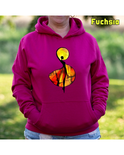 Sudadera mujer con capucha African
