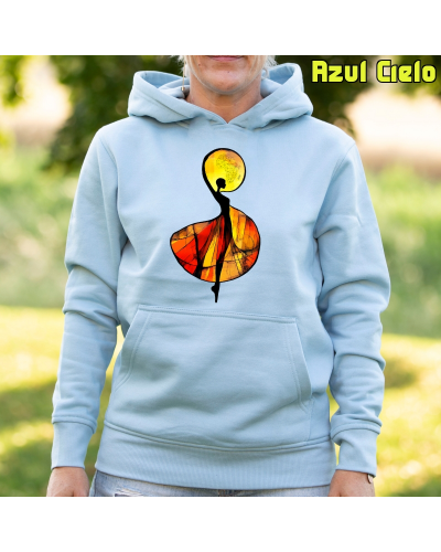 Sudadera mujer con capucha African