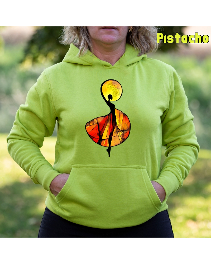 African - Sudadera mujer con capucha