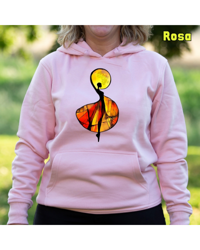 African - Sudadera mujer con capucha