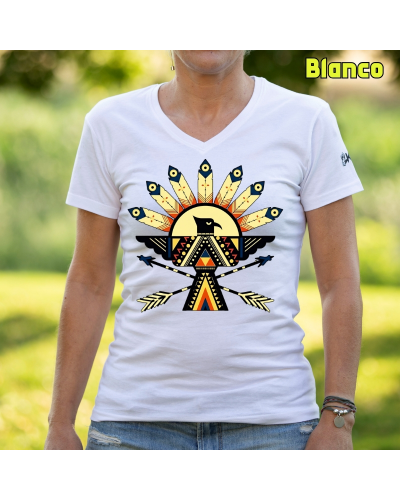 Navajo - Camiseta Mujer Manga Corta