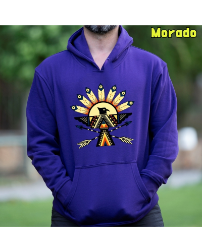 Sudadera hombre con capucha Navajo