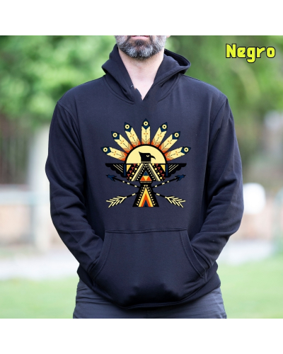 Sudadera hombre con capucha Navajo