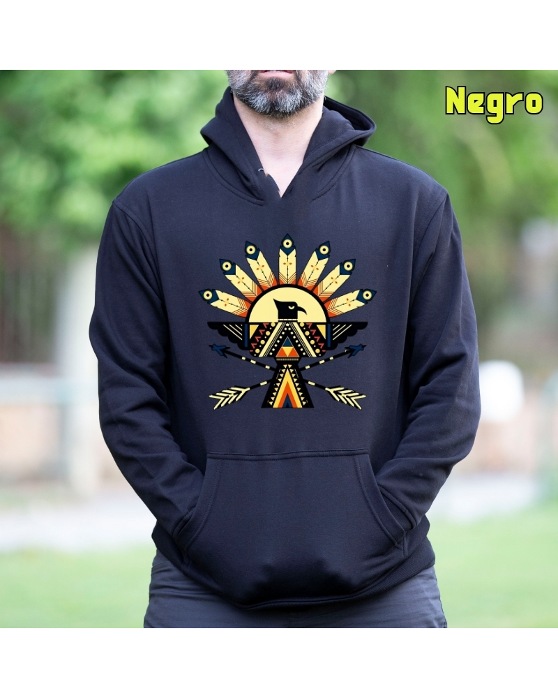 Sudadera hombre con capucha Navajo