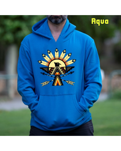 Sudadera hombre con capucha Navajo