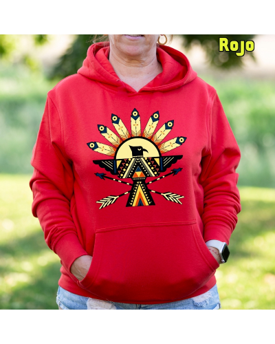 Sudadera mujer con capucha Navajo