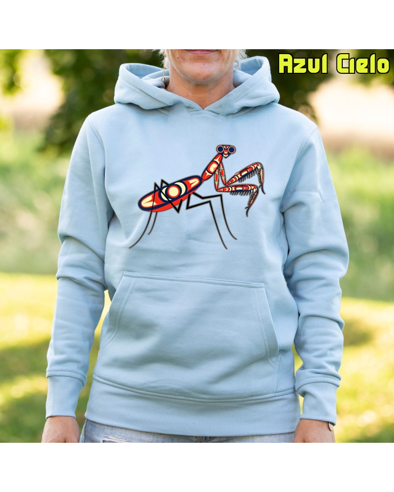 Sudadera mujer con capucha Amantis