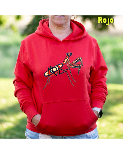 Sudadera mujer con capucha Amantis