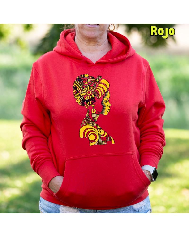 Sudadera mujer con capucha Himba