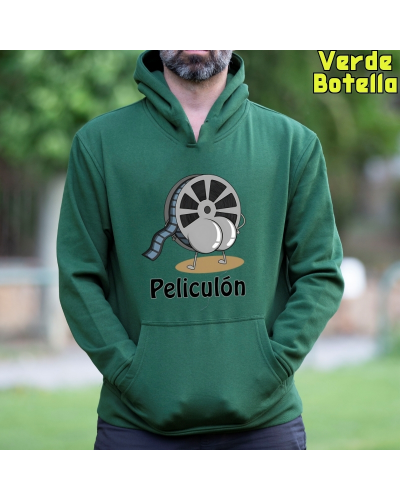 Peliculón - Sudadera Hombre Con Capucha