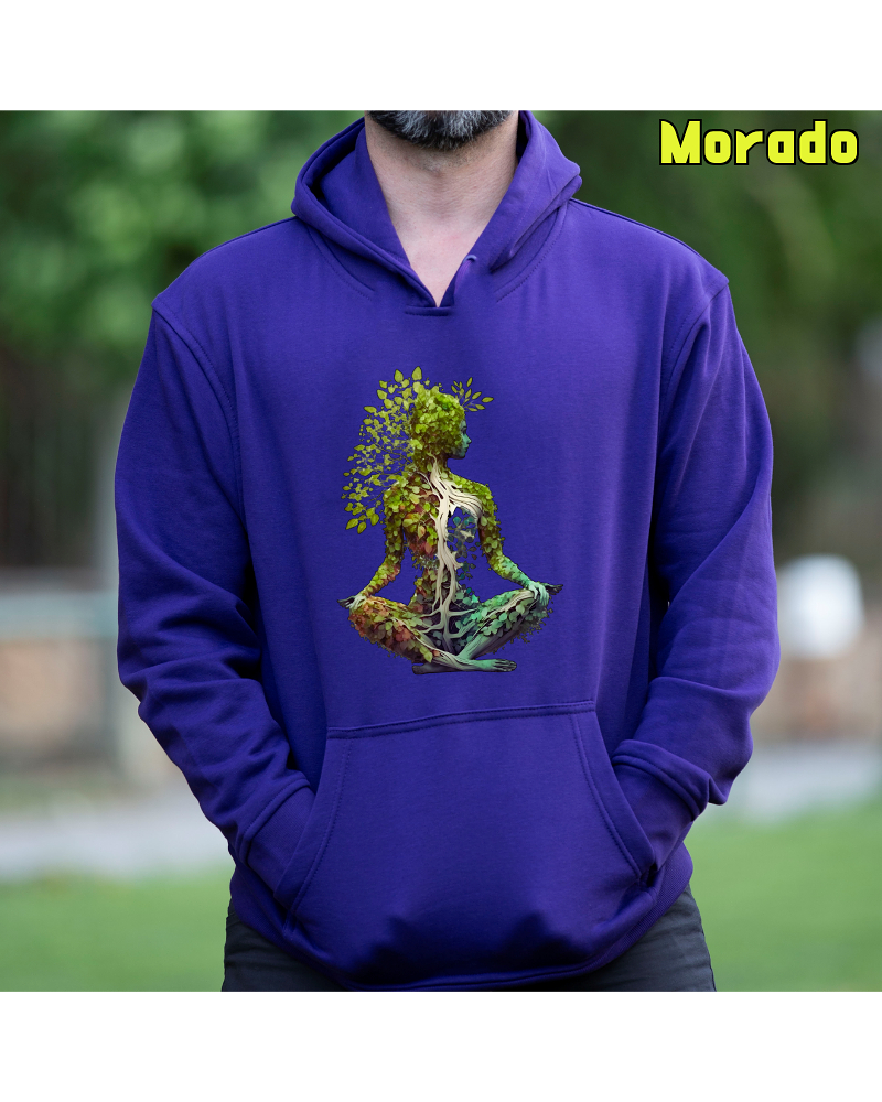 Sudadera hombre con capucha Pacha Mama