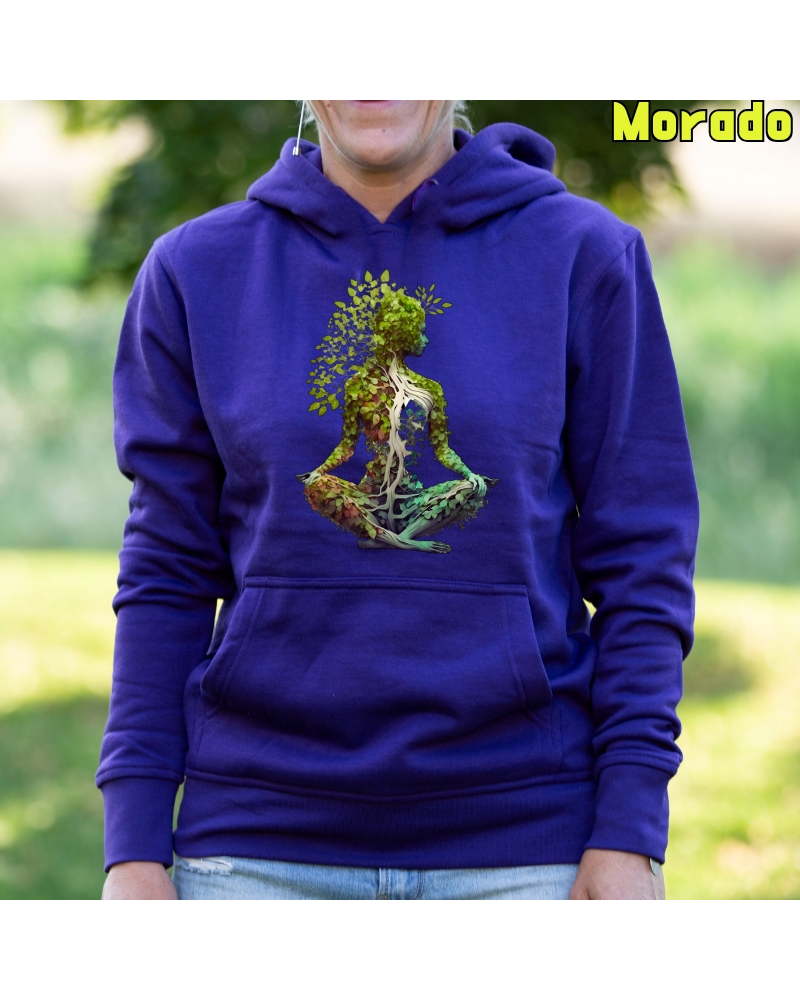 Sudadera mujer con capucha Pacha Mama