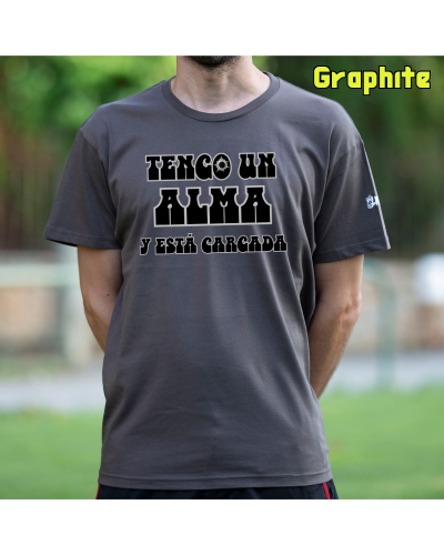 Camiseta hombre manga corta -Alma Cargada