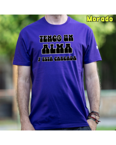 Camiseta hombre manga corta -Alma Cargada