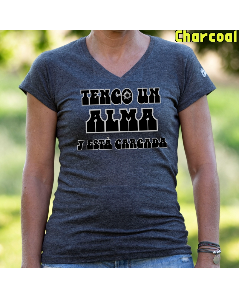 Camiseta Mujer Manga Corta - Alma Cargada