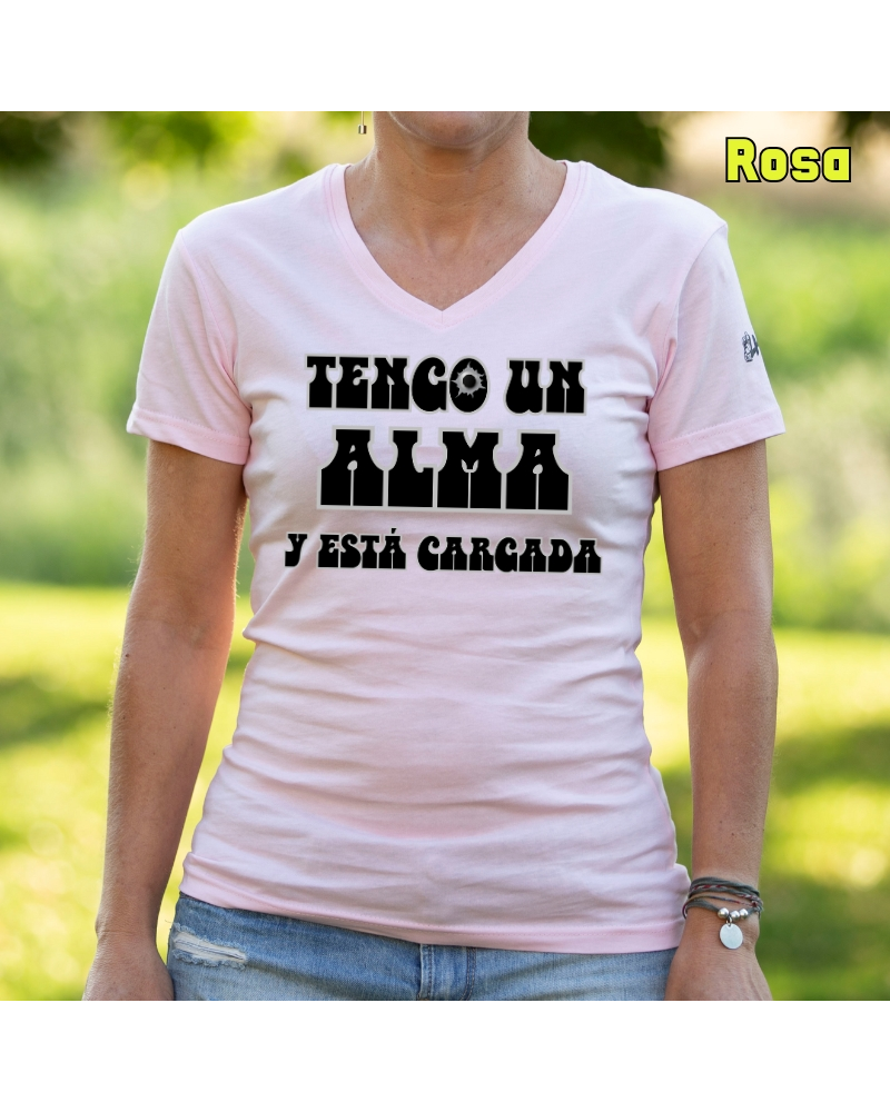 Camiseta Mujer Manga Corta - Alma Cargada