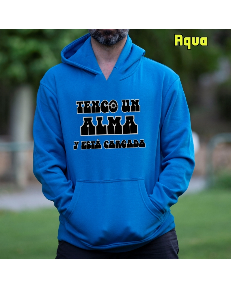 Sudadera hombre con capucha Alma Cargada