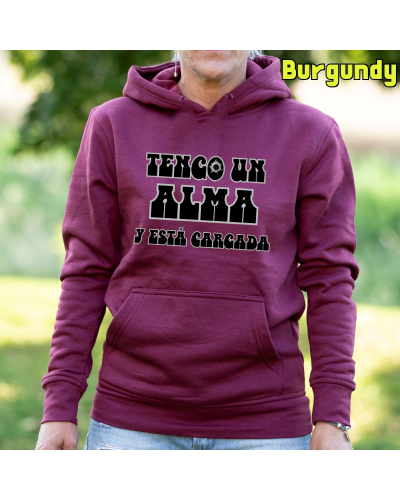 Sudadera mujer con capucha Alma Cargada