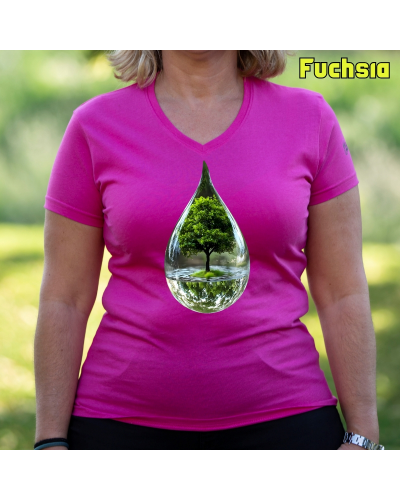 Gota - Camiseta Mujer Manga Corta
