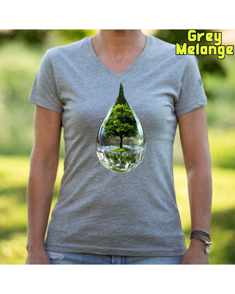 Gota - Camiseta Mujer Manga Corta