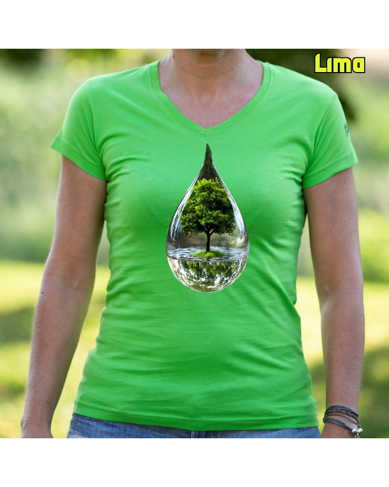Camiseta Mujer Manga Corta - Gota