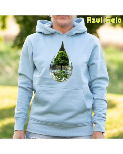 Sudadera mujer con capucha Gota