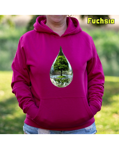 Sudadera mujer con capucha Gota
