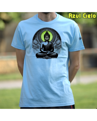 Camiseta hombre manga corta - Buda