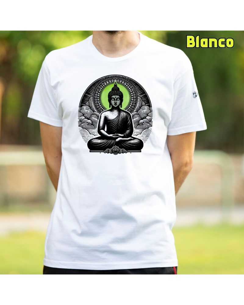 Camiseta hombre manga corta - Buda