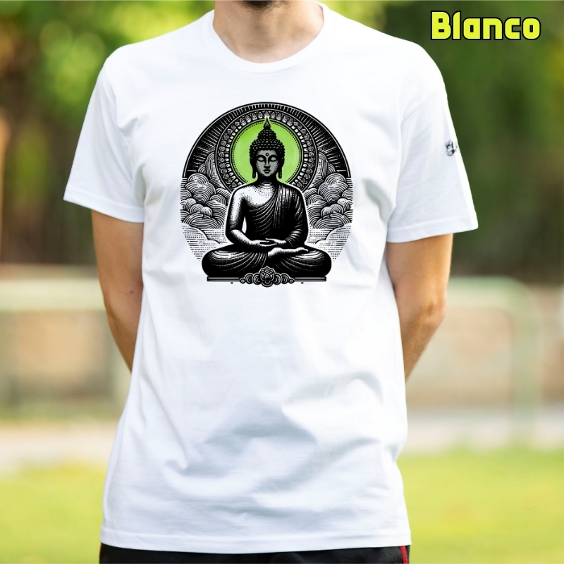 Camiseta hombre manga corta - Buda