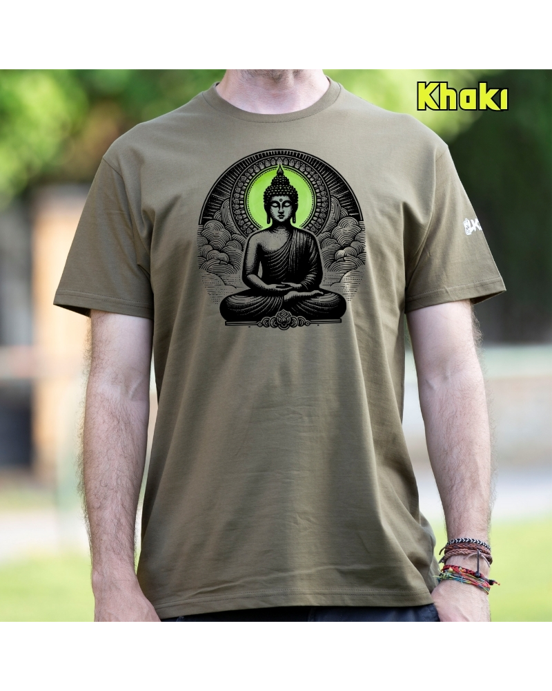 Camiseta hombre manga corta - Buda