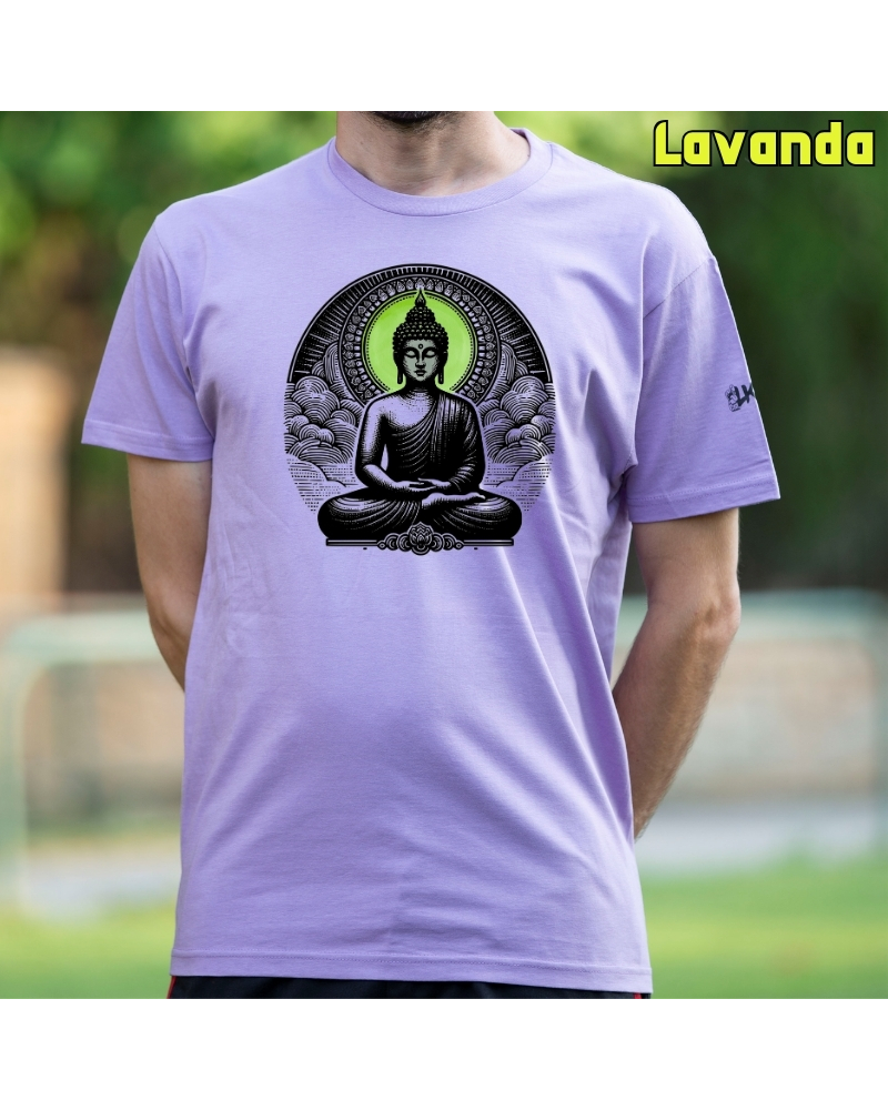 Camiseta hombre manga corta - Buda