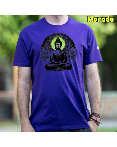 Camiseta hombre manga corta - Buda