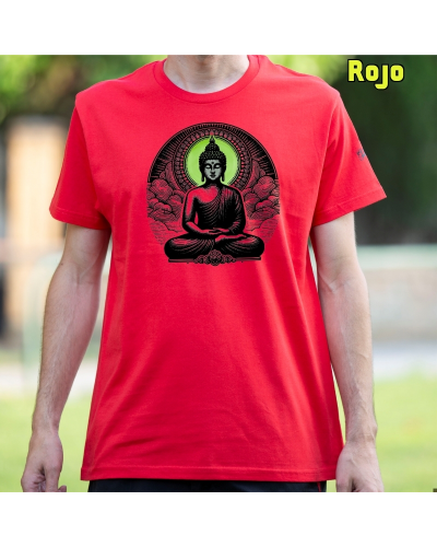 Camiseta hombre manga corta - Buda