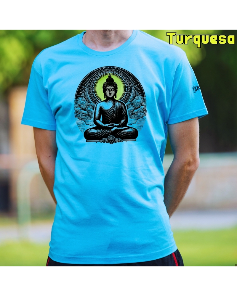 Camiseta hombre manga corta - Buda