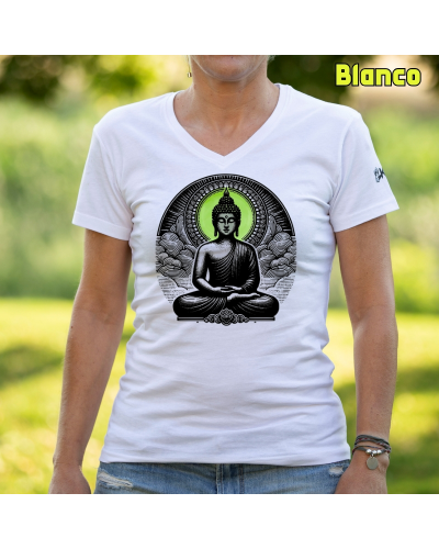 Buda - Camiseta Mujer Manga Corta