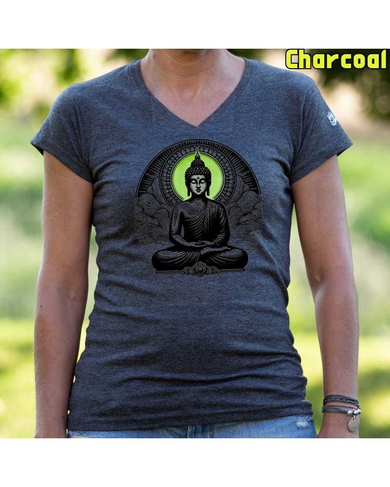 Camiseta Mujer Manga Corta - Buda