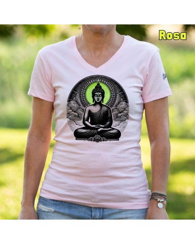 Buda - Camiseta Mujer Manga Corta