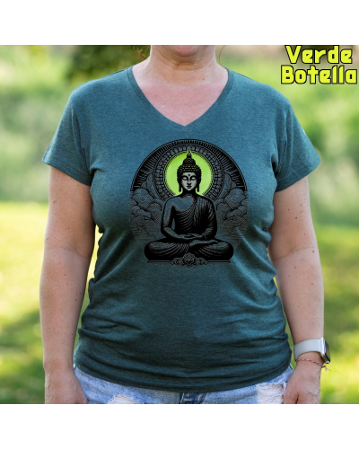 Camiseta Mujer Manga Corta - Buda