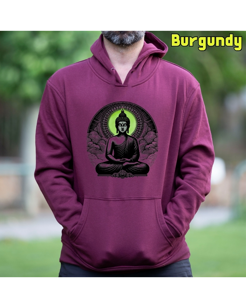 Buda - Sudadera Hombre Con Capucha
