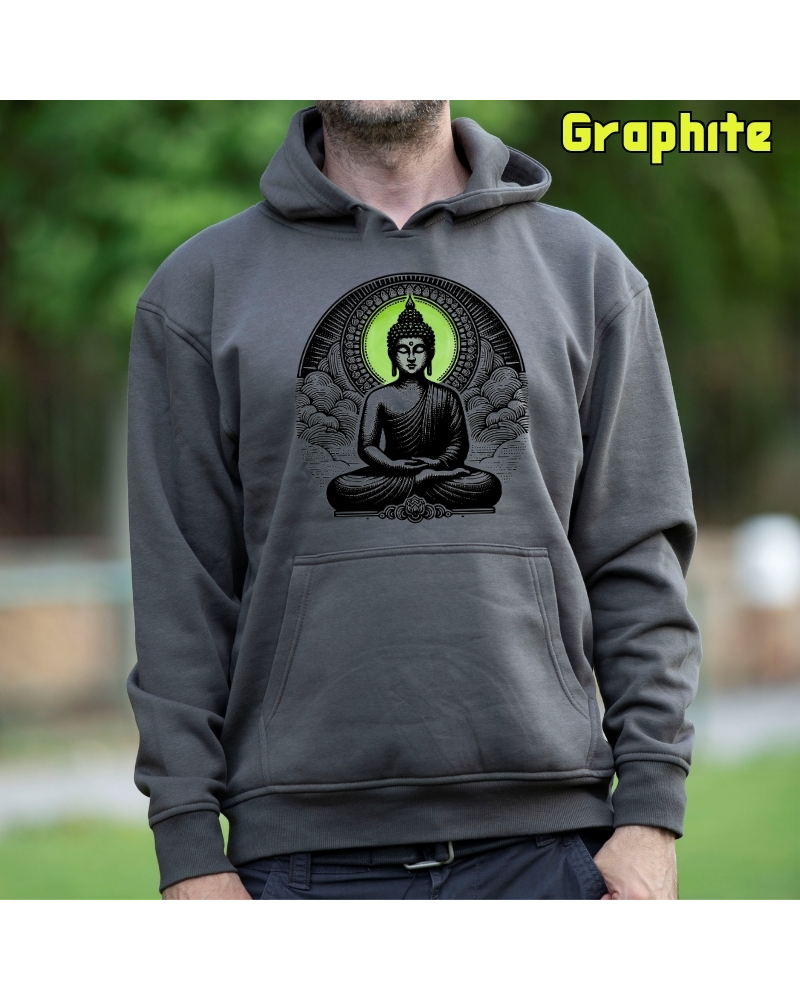 Buda - Sudadera Hombre Con Capucha