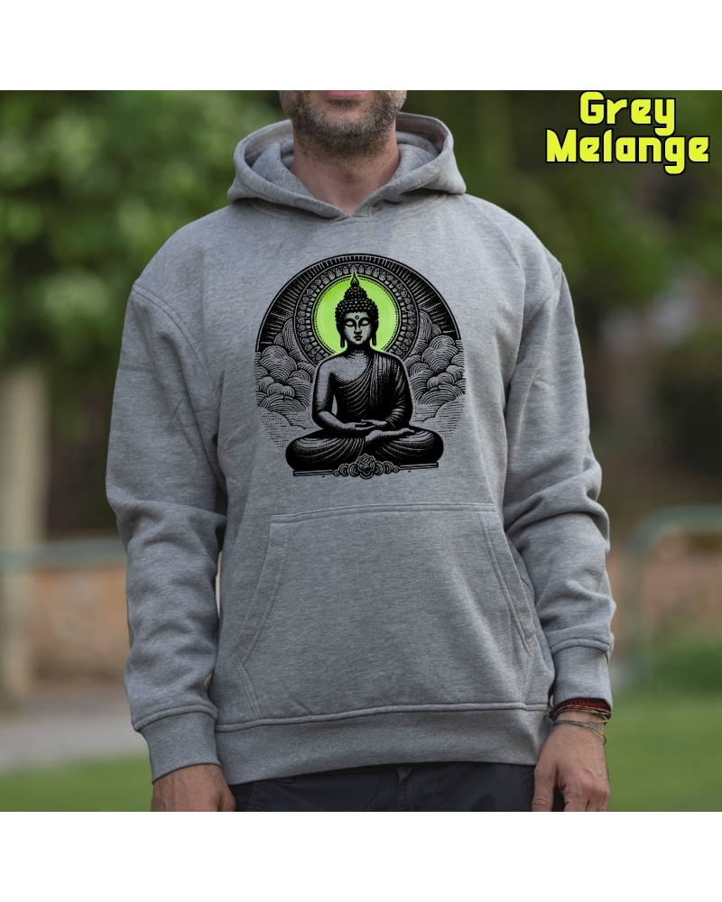 Buda - Sudadera Hombre Con Capucha