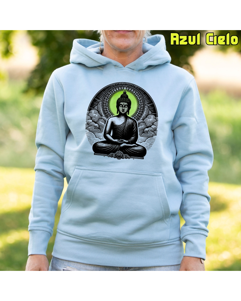 Sudadera mujer con capucha Buda